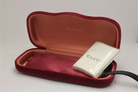 large gucci velvet glasses case|gucci sunglass cases for women.